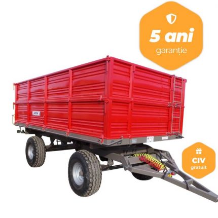 Remorci agricole cu 2 axe Bicchi model 2B30-P, 4 Tone, franare pneumatica
