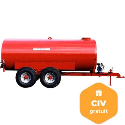 Cisterne Bicchi model CC50, 5000 litri, franare hidraulica