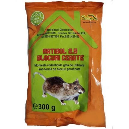 RATISOL BLOCURI CERATE 300 GR . -  IMPOTRIVA ROZATOARELOR