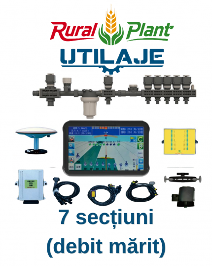 CONTROLUL SECTIUNILOR SECTION CONTROL (7 SECTII ) - DEBIT MĂRIT