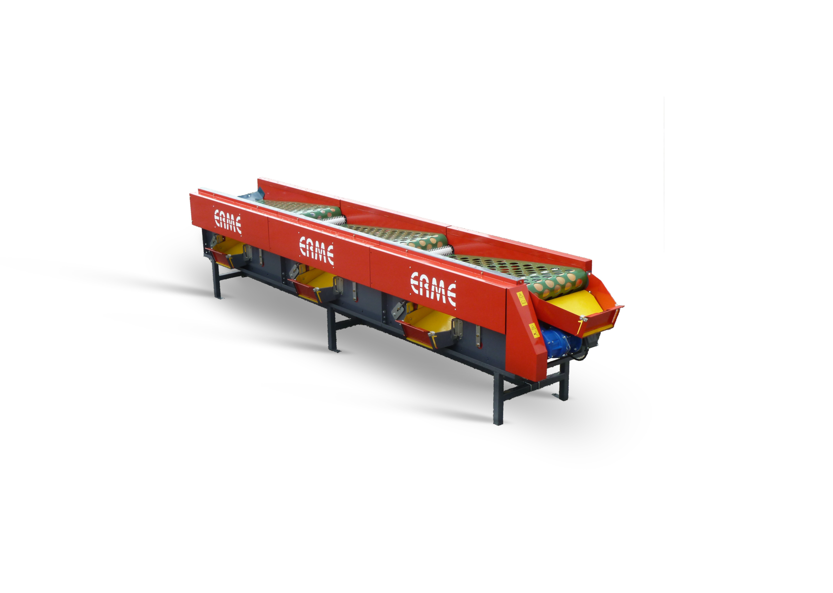 182308cb600-calibreuse-a-bandes-belt-grader-calibradora-con-cintas-2.png Calibror cu benzi pentru usturoi ERME model CB600 / CB1000, pana la 1600 kg/h