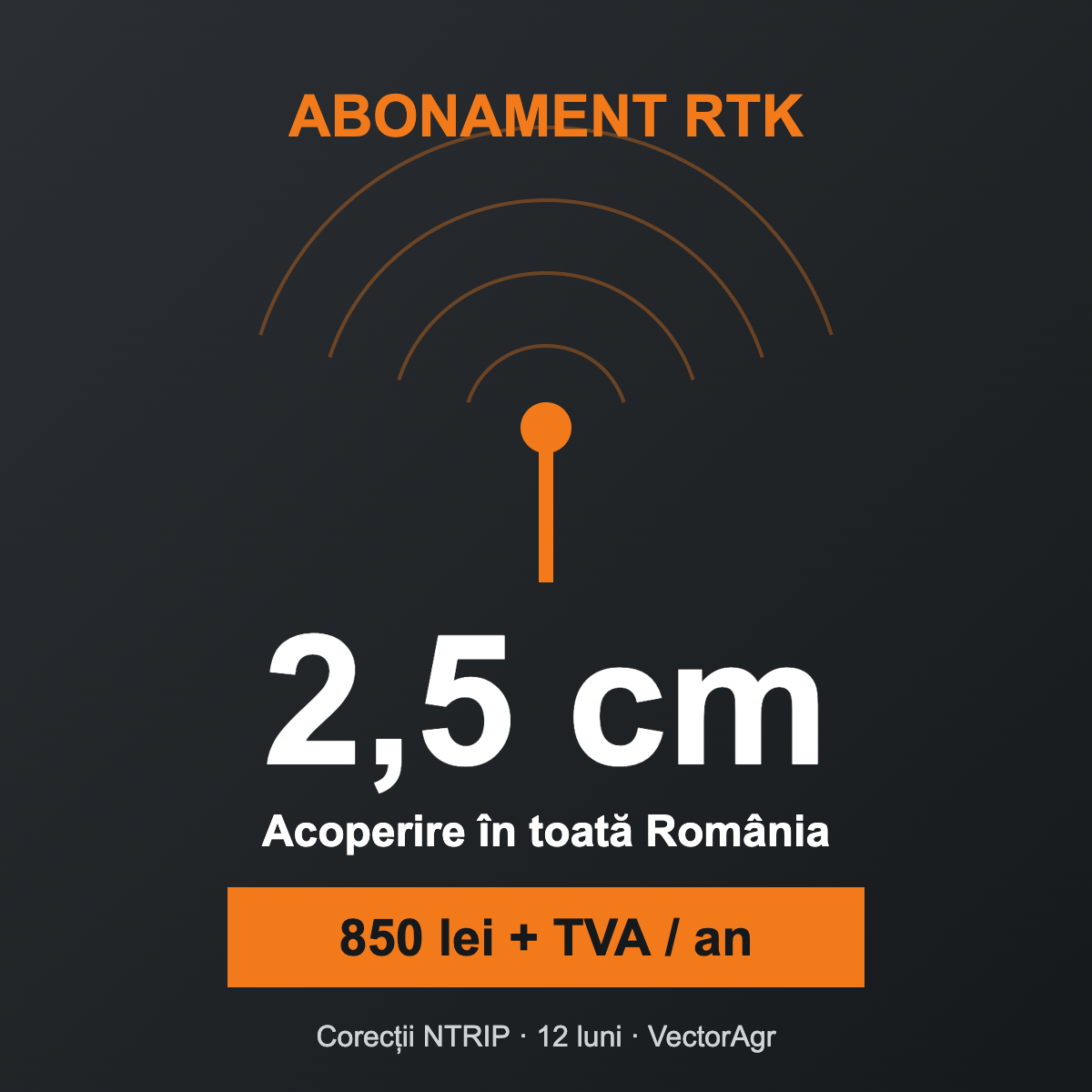 abonament-rtk-vectoragr-2-5-cm Abonament RTK VectorAgr precizie 2,5 cm acoperire toată România
