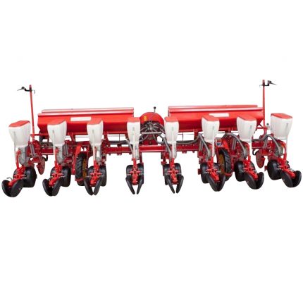 Semanatoare pneumatica pentru porumb si plante prasitoare cadru fix, Bufer, 8 randuri, calculator DMS08, buncar fertilizare jumbo inox 1500 litri,  dublu disc la semanat si fertilizare, stoc Ploiesti, matricola 2023, serie 2020/00526